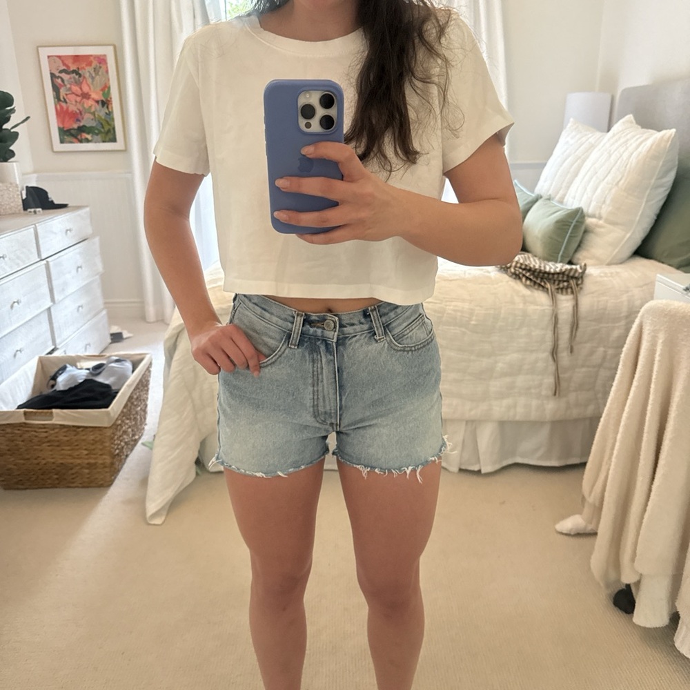 Brandy Melville Light Blue Jean Shorts